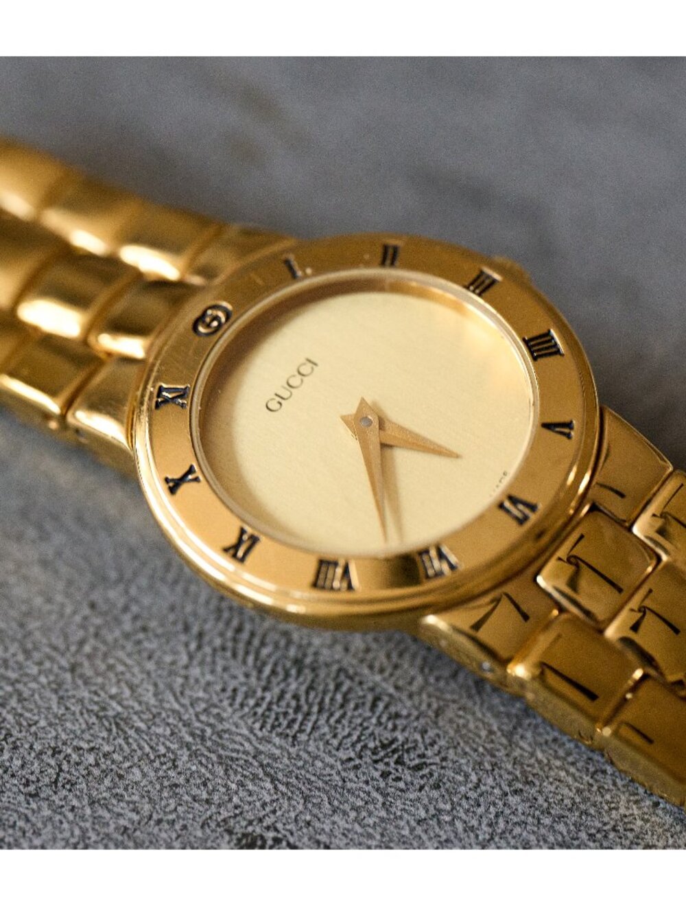 Gucci Ladies Quartz Watch 3300.2.L Gold Plated, 26mm Case, Swiss Made - Picture 4 of 12